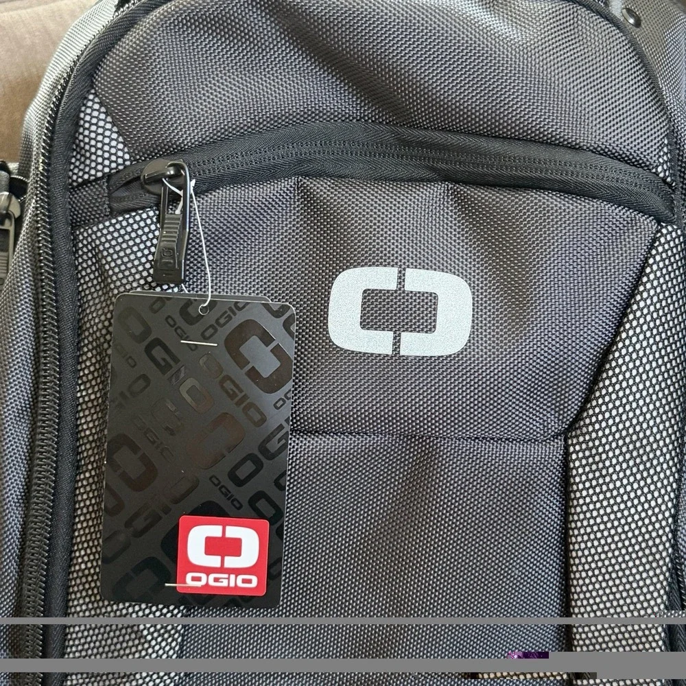 OGIO Flashpoint Gray Large Backpack Laptop Compartment Ventilated Travel Bag 19